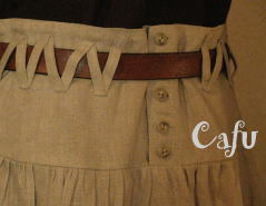 福岡の雑貨屋Cafu（カフー）：リネンのスカート