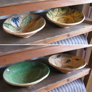 福岡の雑貨屋Cafu（カフー）：アフガンの素朴な絵の盛り鉢
